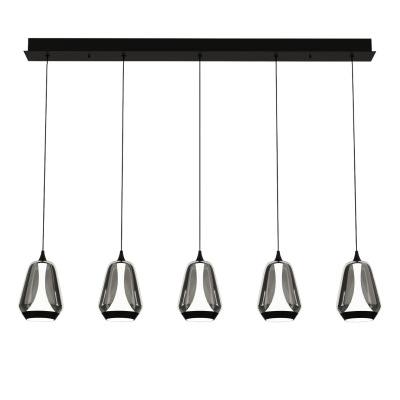 Подвесной светильник Delight Collection MD24001011 MD24001011-5B black/smoky