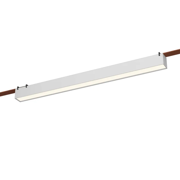 Светильник трековый Белый LED 1*24W 3000K 1 200Lm Ra90 120 IP20 L642xW40xH45 48V ST456.536.24