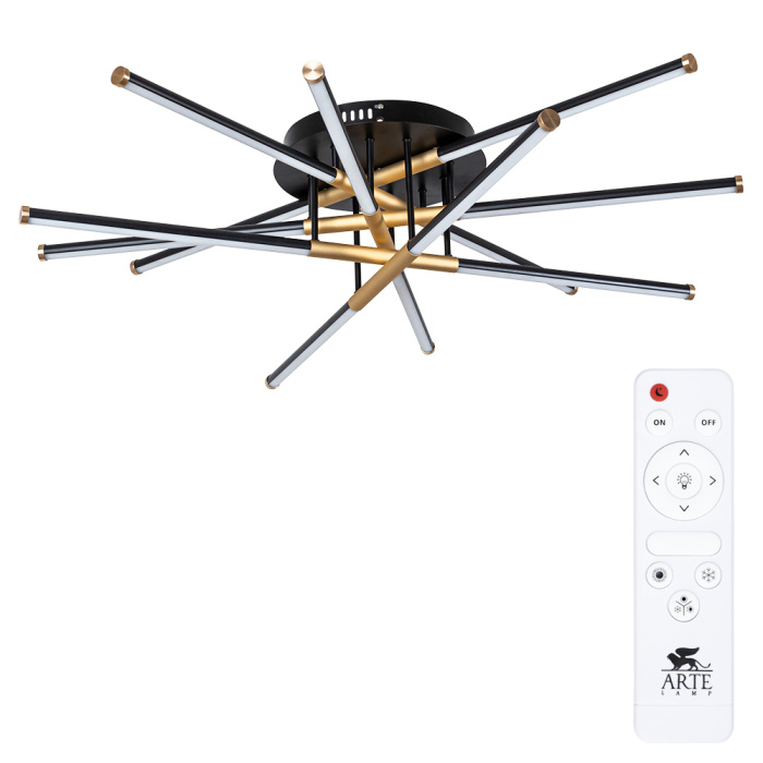 Светильник потолочный Arte Lamp FERNANDO A2199PL-6BK