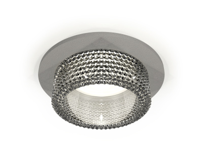 Комплект встраиваемого светильника с композитным хрусталем Ambrella light XC6514040