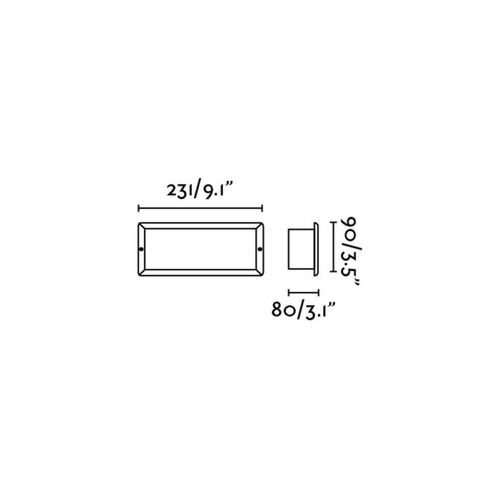 Аксессуары для светильников Black recessed box to esca y liso