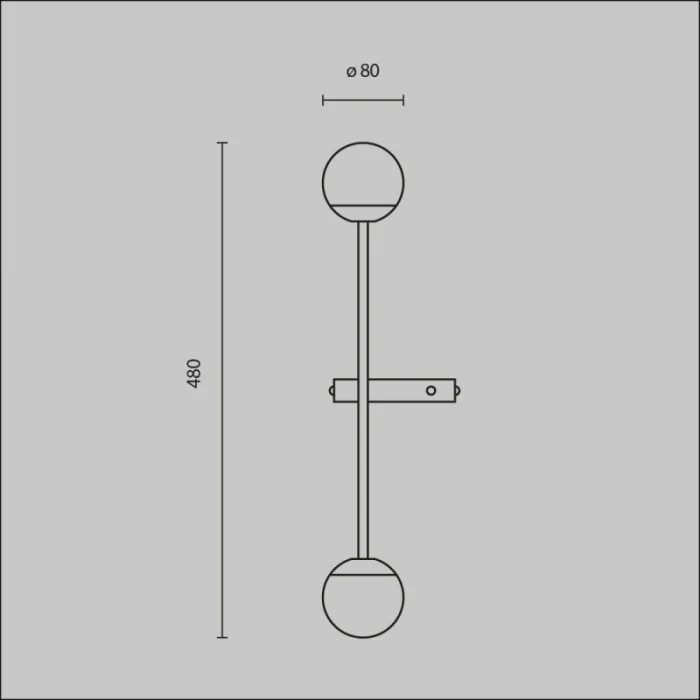 Бра Maytoni MOD285WL-L10BS3K