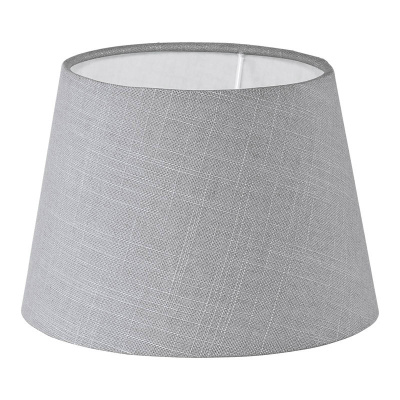 Полотняный абажур E27/E14, d=205, h=145, серый