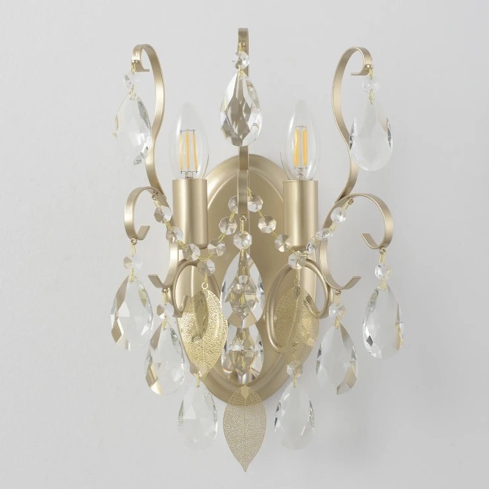 Бра Crystal Lux ESMIRALDA AP2 GOLD