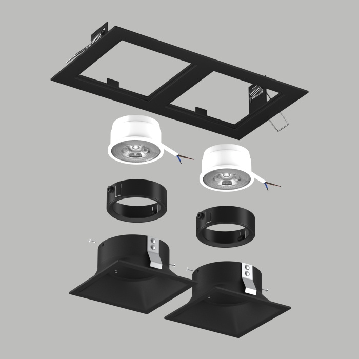 Комплект со светильником Lightstar Domino D5270707BMOD