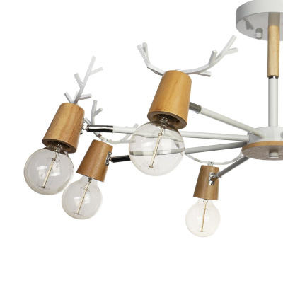 Люстра на штанге LOFT IT SVEN 10024/8 White