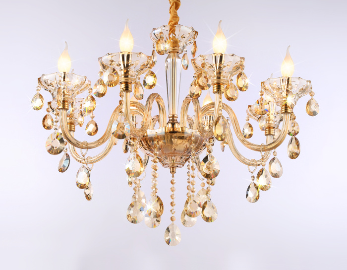 Подвесная классическая люстра с хрусталем Ambrella light TR4907