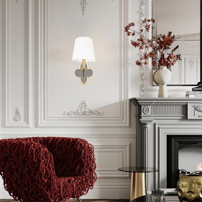 Настенный светильник Loft it Silence 10303W/B Brass