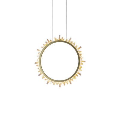 Светодиодный подвесной светильник L&#039;Arte Luce Luxury Alone L40201 с элементами из хрусталя