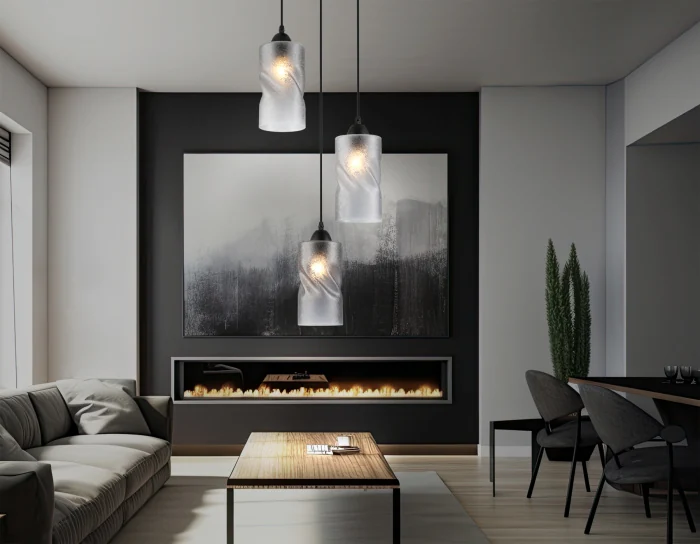 Светильник подвесной со стеклянными плафонами TRADITIONAL AMBRELLA LIGHT TR3414