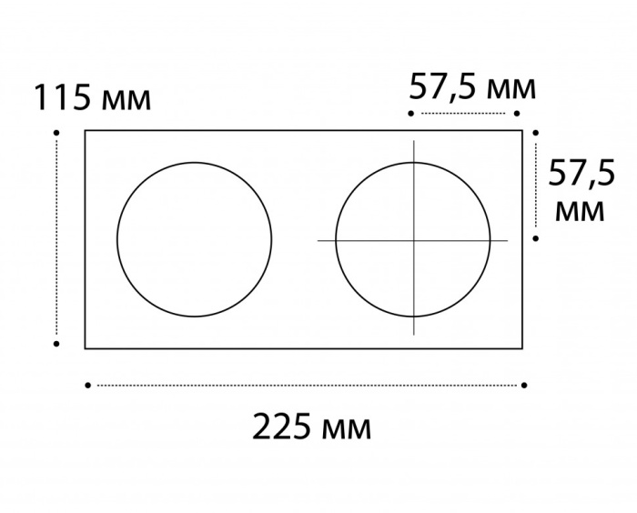 Рамка Italline IT02-QRS2 white
