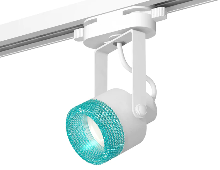 Комплект трекового однофазного светильника с композитным хрусталем Ambrella light XT6601063