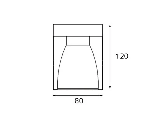 Светильник потолочный ITALLINE MRC0821S-1 black