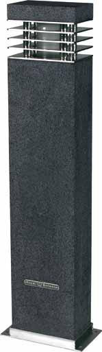 Royal Botania Фонарный столб Rectan granite REC70ST