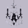 Бра Crystal Lux MAGNIFICO AP2 BLACK/TRANSPARENT