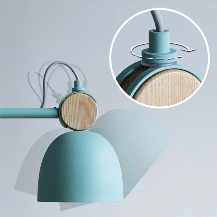 Потолочная люстра на штанге ROLLA 3 Gray ImperiumLoft