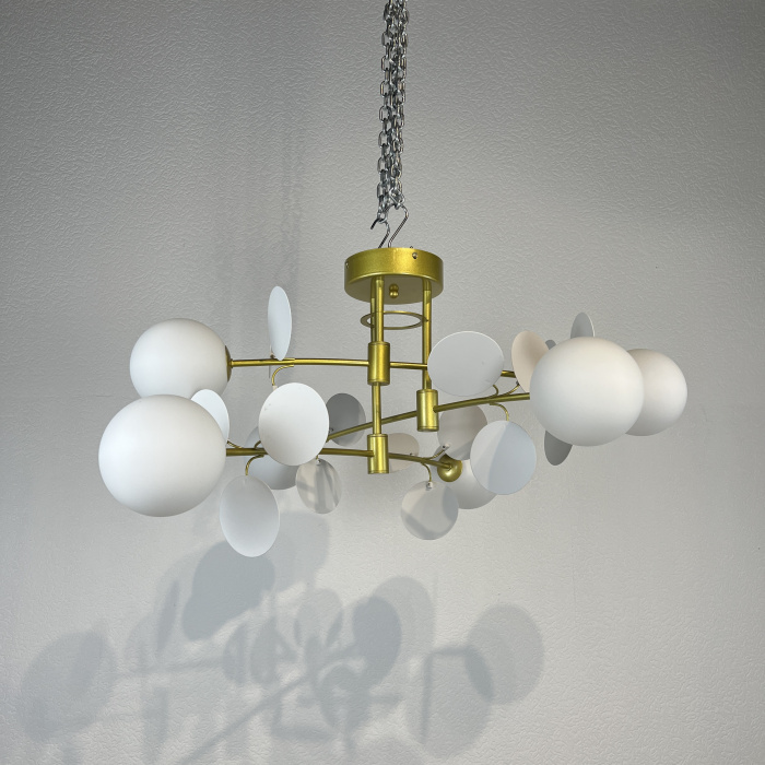 Потолочная люстра MATISSE B D80 Gold White ImperiumLoft