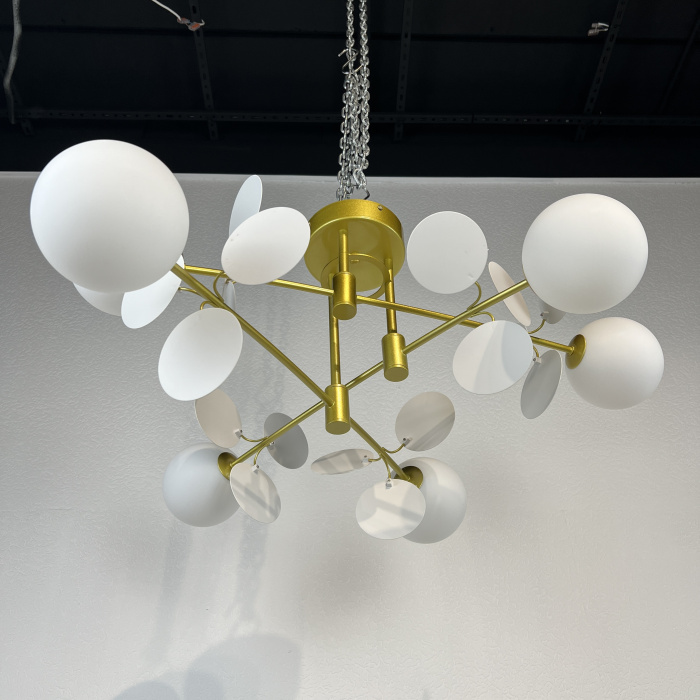 Потолочная люстра MATISSE B D80 Gold White ImperiumLoft