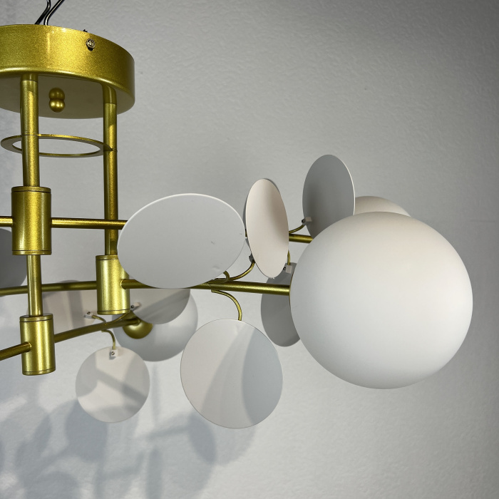 Потолочная люстра MATISSE B D80 Gold White ImperiumLoft