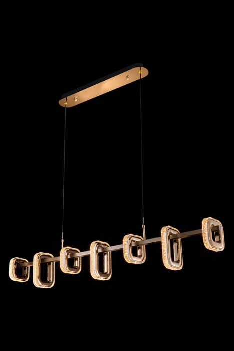 Подвесной светильник Leon Theona LE7701/7L Grey/Gold