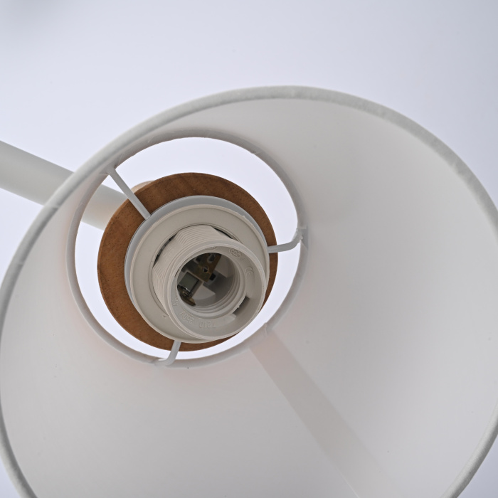 Потолочная люстра на штанге NATURA A WHITE 3 ImperiumLoft