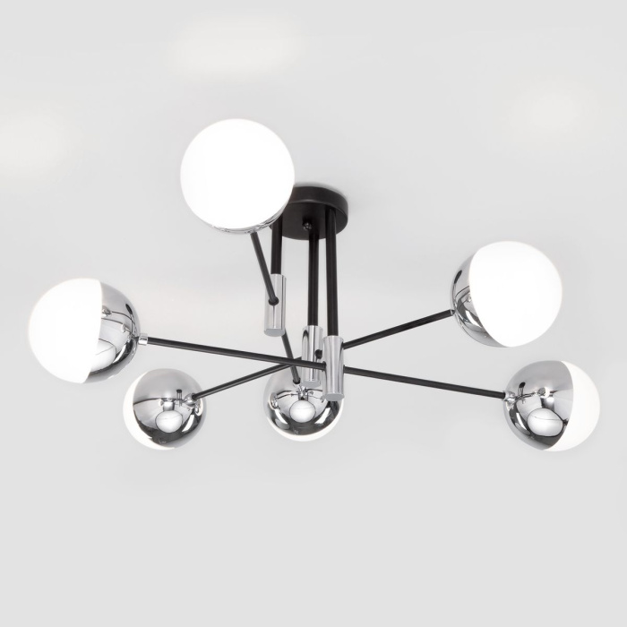 Потолочная люстра Eurosvet Nuvola 70129/6 хром Smart