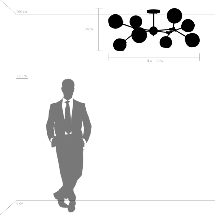 Люстра на штанге Beta LIGHTSTAR 785087