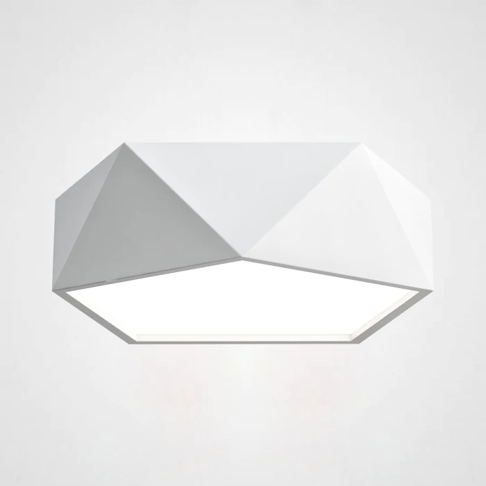 Потолочный светодиодный светильник GEOMETRIC White D40 ImperiumLoft