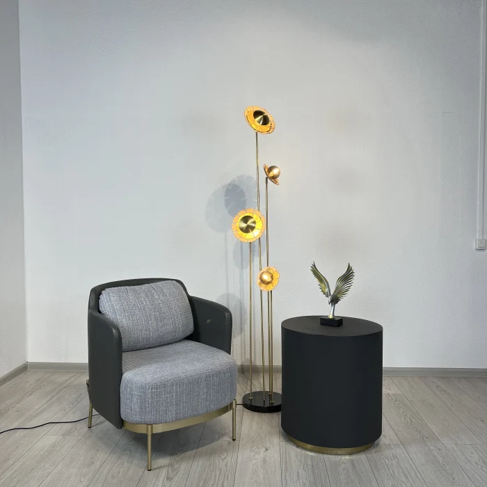 Торшер CAMELLIA FL Латунь ImperiumLoft