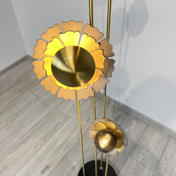 Торшер CAMELLIA FL Латунь ImperiumLoft