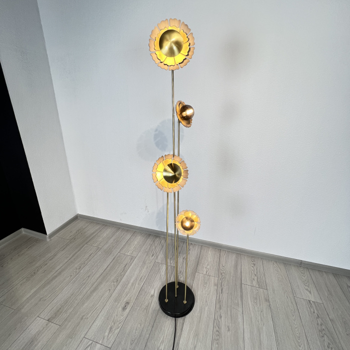 Торшер CAMELLIA FL Латунь ImperiumLoft