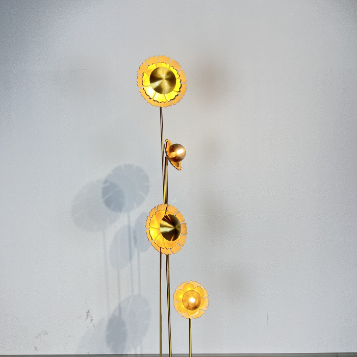 Торшер CAMELLIA FL Латунь ImperiumLoft