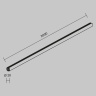 Шинопровод круглый подвесной Maytoni Busbar trunkings Levity TRX184-R-112B