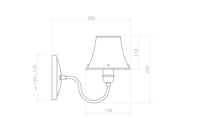 Бра Covali WL-58155