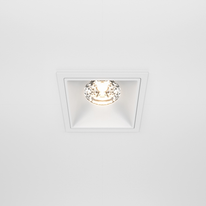 Встраиваемый светильник Maytoni Alfa LED DL043-01-15W3K-SQ-W