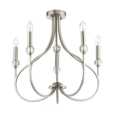 Люстра потолочная 4495/5C NEOCLASSI LN21 134 никель Люстра потолочная E14 5*60W 220V MACKENZIE