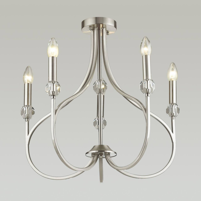 Люстра потолочная 4495/5C NEOCLASSI LN21 134 никель Люстра потолочная E14 5*60W 220V MACKENZIE