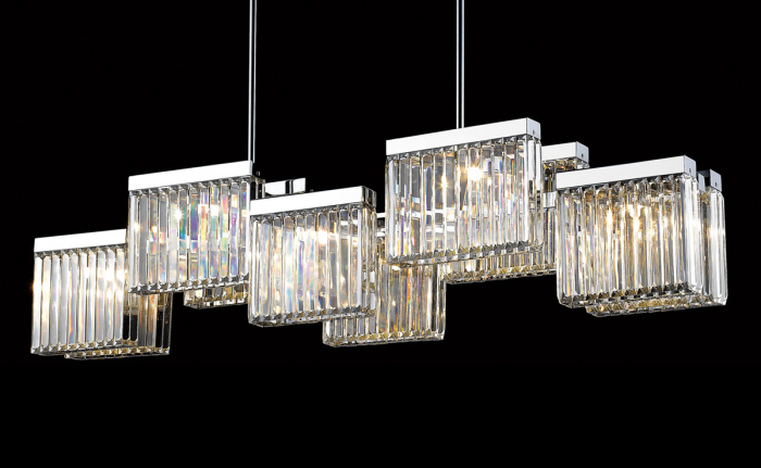 Подвесная люстра Delight Collection Broadway EP68031L-10 chrome