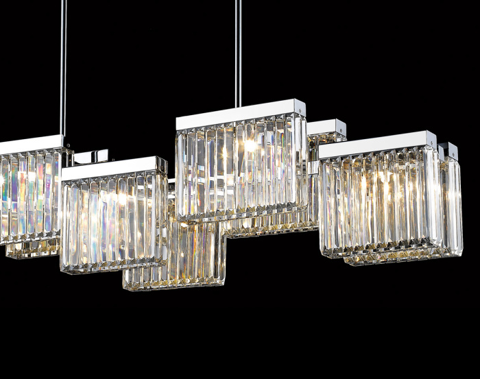 Подвесная люстра Delight Collection Broadway EP68031L-10 chrome