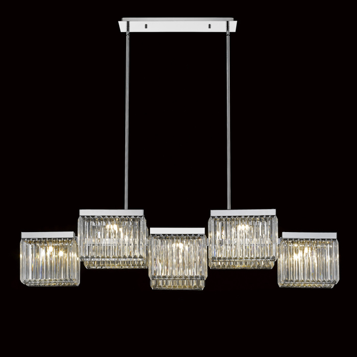 Подвесная люстра Delight Collection Broadway EP68031L-10 chrome