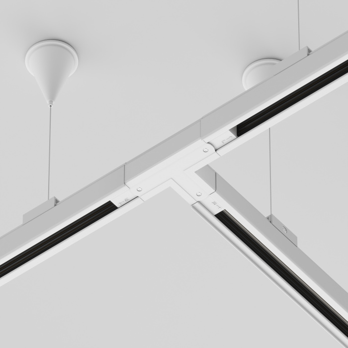 Коннектор Т-образный правый Trinity белый Maytoni TRA005CT-31W-R