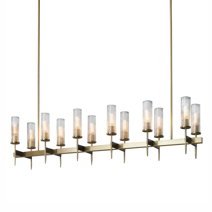 Подвесная люстра Delight Collection Alouette KM0936P-12 brass