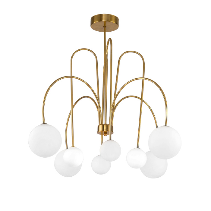 Люстра на штанге Delight Collection KG1213P KG1213P-8 brass