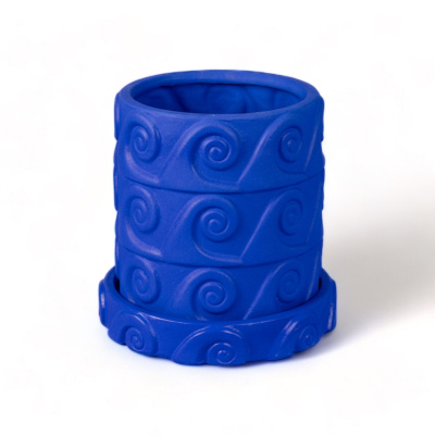 Цветочный горшок Seletti Onda Blue 11501B
