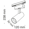 Трековый светильник Maytoni Focus LED TR019-2-15W3K-B