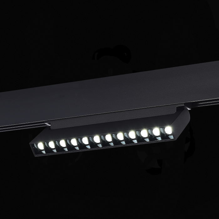 Магнитный трековый светильник SMART Черный LED 1*12W 2700K-6500K 1 080Lm Ra90 36° IP20 ST372.406.12