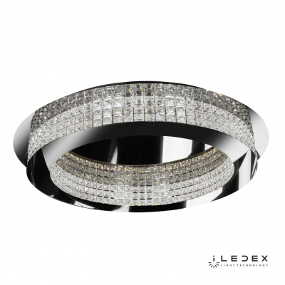 Потолочный светодиодный светильник iLedex Event WX7005-1C80 Хром