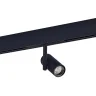Магнитный трековый светильник Черный LED 1*8W 3000K 500Lm Ra>90 36° IP20 D42xH135 48VV ST808.436.08