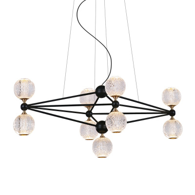 Подвесной светильник Delight Collection Elliot Diamante MD20022005-9B black/chrome