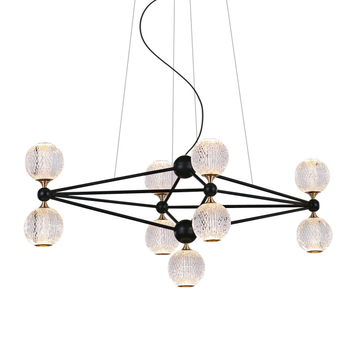 Подвесной светильник Delight Collection Elliot Diamante MD20022005-9B black/chrome